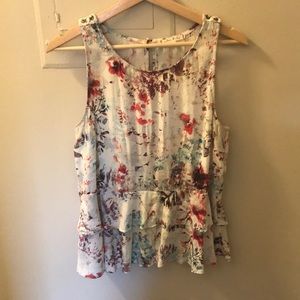 Willow and Clay Peplum Top